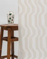 Curtains | Cosmo Striped Semi Sheer - Natural - Curtain | Curtain Avenue